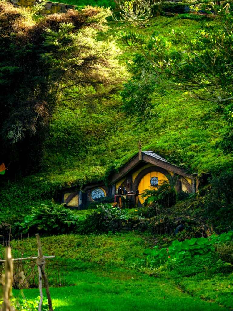 Lugar de gravação da casa do Hobbit dos filmes o Senhor dos Anéis